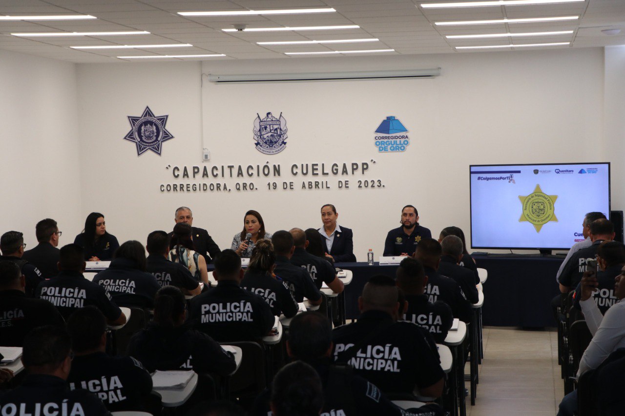 La Secretaría de Seguridad Pública Municipal de Corregidora da continuidad a la implementación de CuelgApp